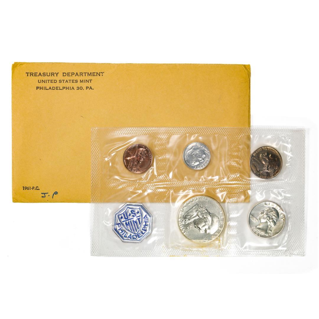 1961 (5) Coin Proof Set in Envelope