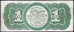 1862 $1 Legal Tender Note