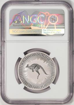 2023P Australia $100 Kangaroo 1oz Platinum Coin NGC MS70 First Releases