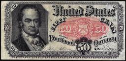 1874 Fifth Issue Fifty Cents Fractional Currency Note