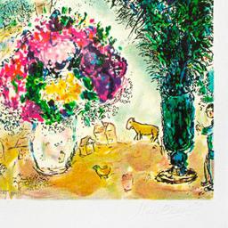 Chagall (1887-1985) "La Gerbe De Ble" Limited Edition Lithograph on Paper