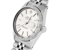 Rolex Mens Stainless Steel Silver Index Datejust Wristwatch With Rolex Box