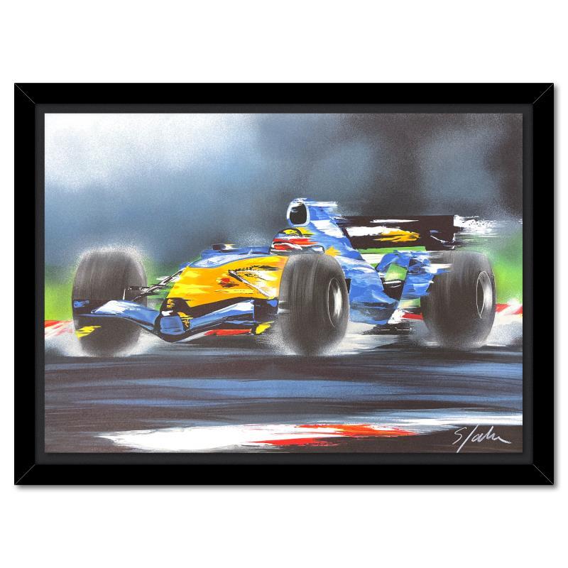 Victor Spahn "Renault F1 (Alain Prost)" Limited Edition Lithograph on Paper