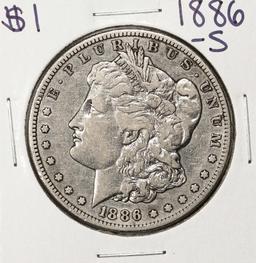 1886-S $1 Morgan Silver Dollar Coin