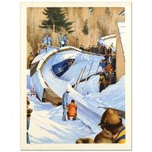 William Nelson "4-Man Bobsled - 1976" Limited Edition Lithograph on Paper