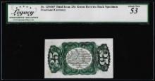 Specimen Third Issue Twenty-Five Cents Fractional Note Fr.1294SP Legacy About New 53