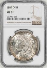 1889-O $1 Morgan Silver Dollar Coin NGC MS61