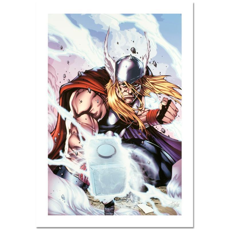 Stan Lee "Thor: Heaven and Earth #3" Limited Edition Giclee on Canvas