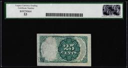 1874 Fifth Issue 25 Cents Fractional Currency Note Fr.1309 Legacy About New 53