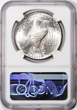 1926 $1 Peace Silver Dollar Coin NGC MS63