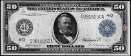 1914 $50 Federal Reserve Note Cleveland