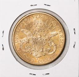 1889-S $20 Liberty Head Double Eagle Gold Coin