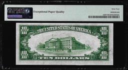 1934A $10 North Africa WWII Silver Certificate STAR Note PMG Ch. Uncirculated 64EPQ