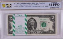 Pack 2017A $2 Federal Reserve STAR Notes SF Fr.1941-L* PCGS Choice Uncirculated 64PPQ