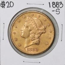 1883-S $20 Liberty Head Double Eagle Gold Coin