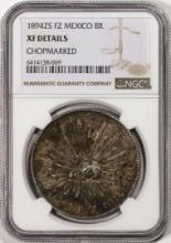 1894ZS FZ Mexico 8 Reales Silver Coin NGC XF Details Chopmarked