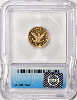 1906 $2 1/2 Proof Liberty Head Quarter Eagle Gold Coin ICG PR63