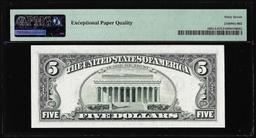 1988A $5 Federal Reserve Note San Francisco Fr.1981-L PMG Superb Gem Unc 67EPQ