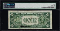 1935E $1 Silver Certificate Note Mismatched Serial Number Error PMG Very Fine 20
