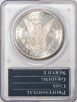 1880-S $1 Morgan Silver Dollar Coin PCGS MS64PL Old Rattler Holder