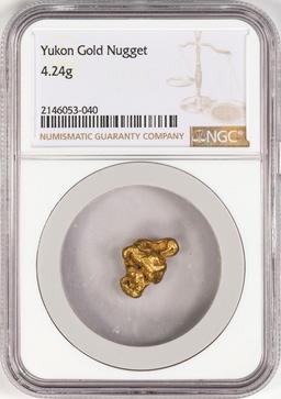 4.24 Gram Yukon Gold Nugget NGC Graded