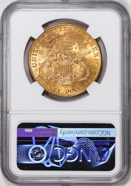 1904 $20 Liberty Head Eagle Gold Coin NGC MS63