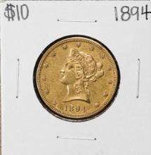 1894 $10 Liberty Head Eagle Gold Coin