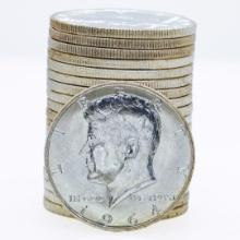 Roll of (20) Brilliant Uncirculated 1964-D Kennedy Half Dollar Coins
