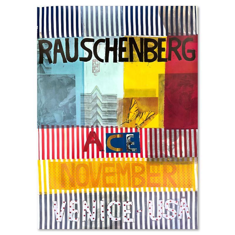 Rauschenberg (1925-2008) Vintage Poster on Paper