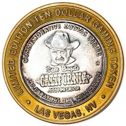 .999 Silver Sam Boyd's California Hotel $10 Casino Limited Edition Gaming Token