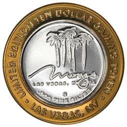 .999 Silver The Mirage Las Vegas, Nevada $10 Casino Gaming Token Limited Edition