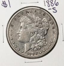 1886-S $1 Morgan Silver Dollar Coin