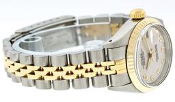 Rolex Ladies Two Tone Cream Jubilee Date Wristwatch
