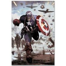 Marvel Comics "Captain America #615" Limited Edition Giclee On Canvas