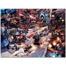 Marvel Comics "X-Men Vs Agents Of Atlas #2" Limited Edition Giclee On Canvas