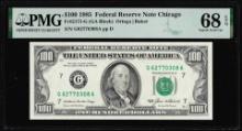 1985 $100 Federal Reserve Note Chicago Fr.2171-G PMG Superb Gem Uncirculated 68EPQ