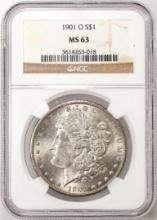 1901-O $1 Morgan Silver Dollar Coin NGC MS63