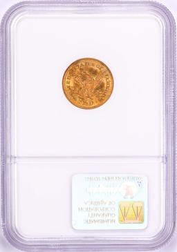 1904 $2 1/2 Liberty Head Quarter Eagle Gold Coin NGC MS63