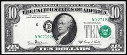 1969C $10 Federal Reserve Note New York Shifted Third Print Error