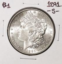 1891-S $1 Morgan Silver Dollar Coin