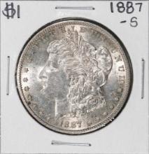 1887-S $1 Morgan Silver Dollar Coin