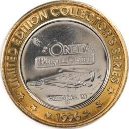 .999 Silver Oneida Bingo Green Bay, Wisconsin $10 Limited Edition Gaming Token