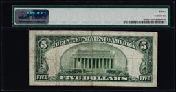 1950A $5 Federal Reserve Note Mismatched Serial Number Error Fr.1962-C PMG Ch. Fine 15