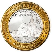 .999 Silver Sam Boyd's California Hotel $10 Casino Limited Edition Gaming Token