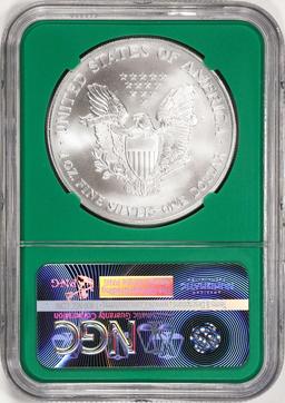 2004 $1 American Silver Eagle Coin NGC MS70 From US Mint Sealed Box Green Core