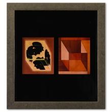 Victor Vasarely "Cube-Axo & Etude Axonometrique-1 La Serie Graphismes 3" Mixed Media