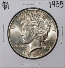 1935 $1 Peace Silver Dollar Coin