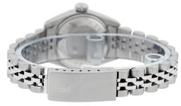 Rolex Ladies Stainless Steel Silver Index Date Wristwatch