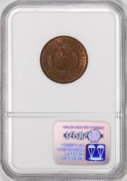 1865 Two Cent Piece NGC MS66BN