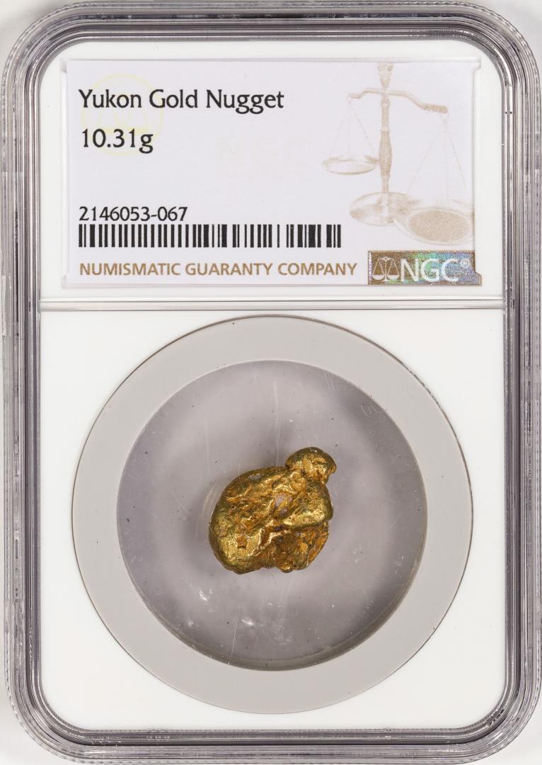 10.31 Gram Yukon Gold Nugget NGC Graded